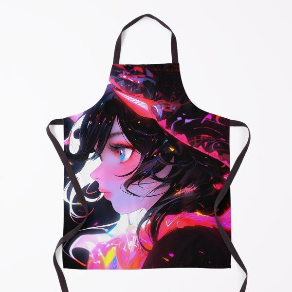 Item preview, Luminescent Neon Contrast Anime Girl designed and sold by bubblegoth.