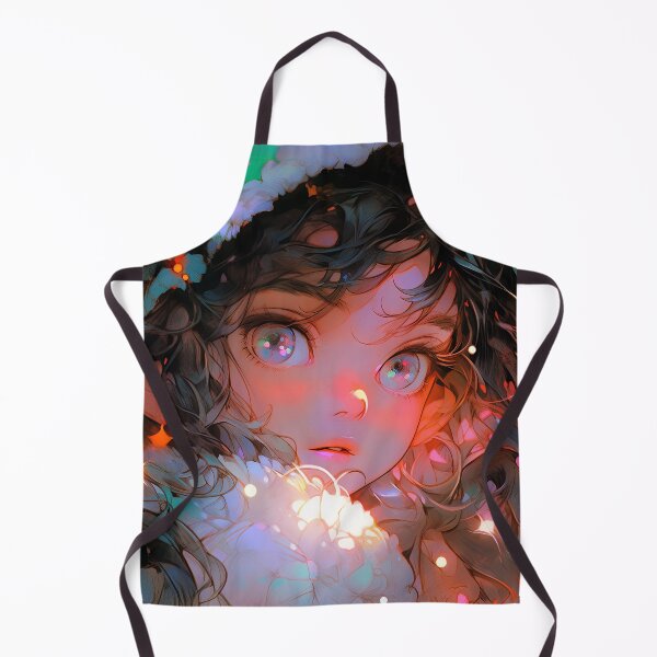 Item preview, Dreamy Winter Nocturne Wonder Anime Girl designed and sold by bubblegoth.