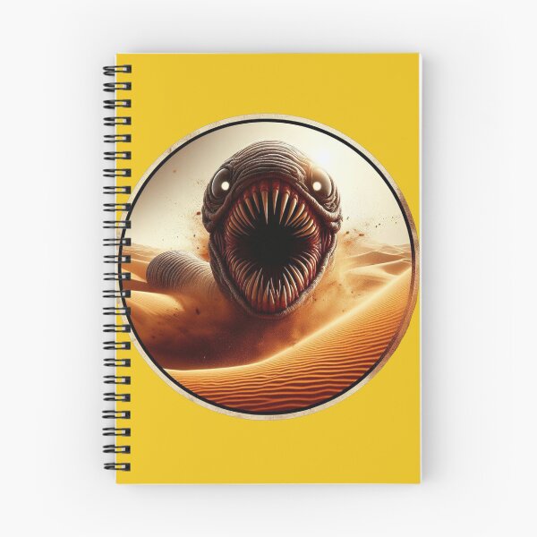 Item preview, Dune giant worm monster attacking designed and sold by ArtandSmile.