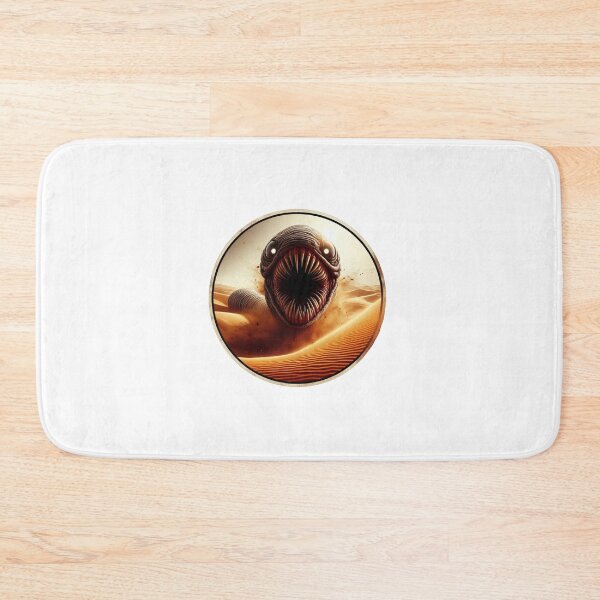 Item preview, Dune giant worm monster attacking designed and sold by ArtandSmile.