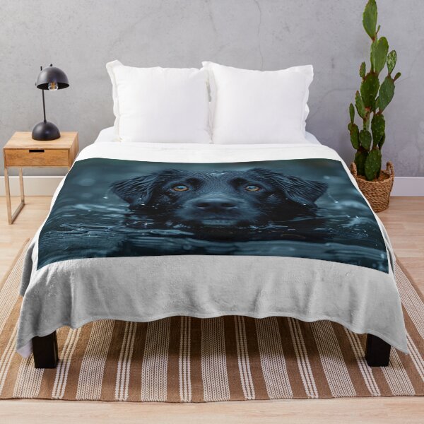 Item preview, Playful Pup Diving into Indigo-Cobalt Lake: A Moment to Cherish designed and sold by Shirtastically.