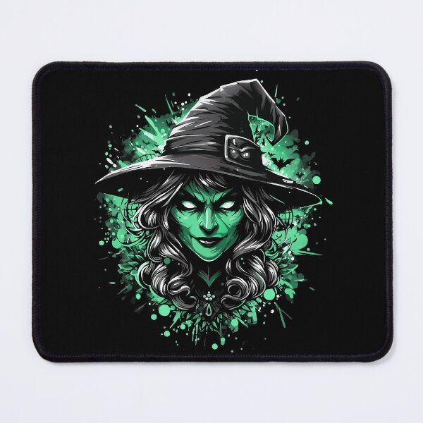 Item preview, Enchanted Witchcraft: Mystical Green Witch Art designed and sold by Designowner.