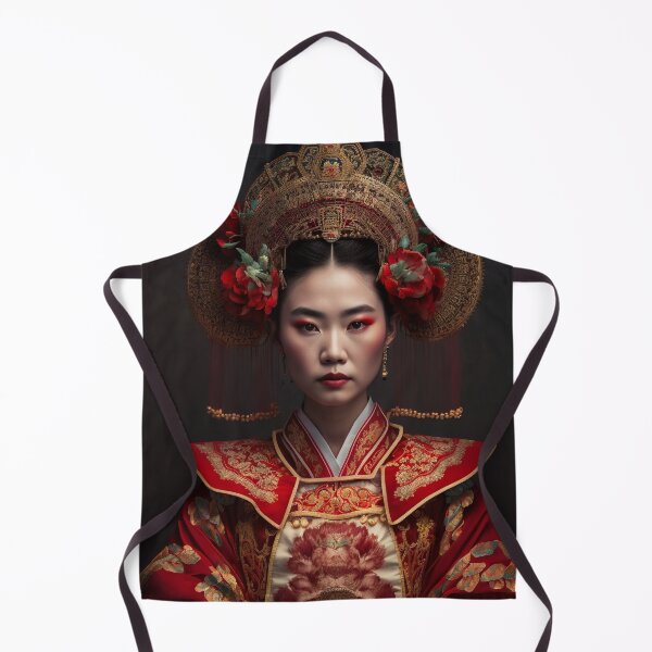 Item preview, Lady in Beautiful Chinese Costume designed and sold by MedusaPrintArt.
