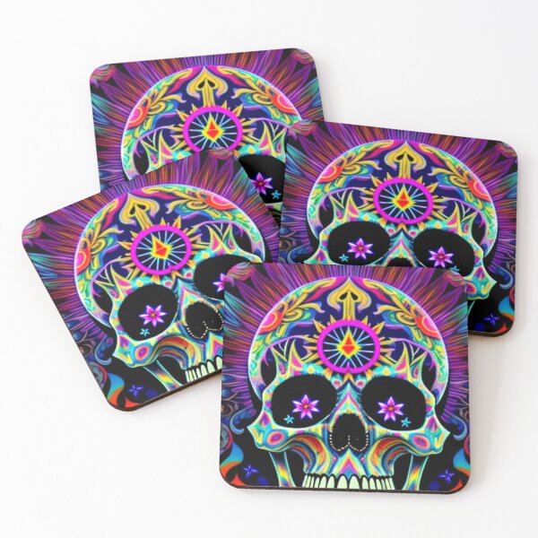 Item preview, Classic Floral Heart Sugar Skull designed and sold by TheDarkWardrobe.