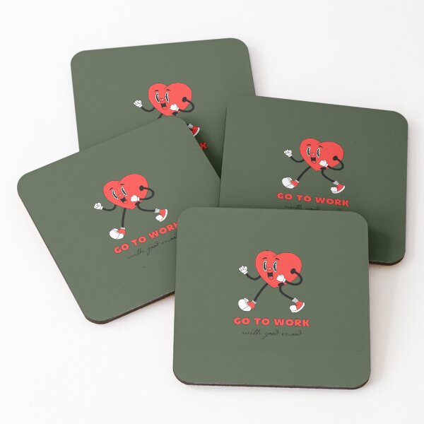 Item preview, Go to work with good mood | Green Background designed and sold by RM-Journey.
