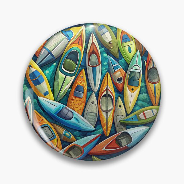 Item preview, Vibrant Kayak Mosaic designed and sold by Michael van der Hoorn.