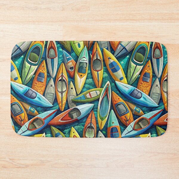 Item preview, Vibrant Kayak Mosaic designed and sold by Michael van der Hoorn.