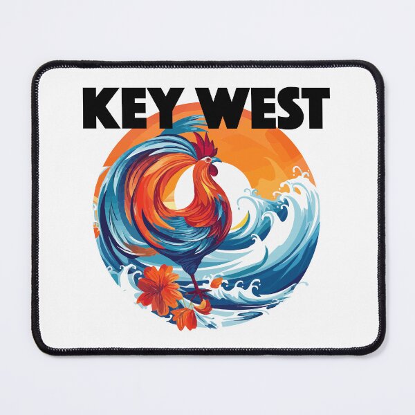 Item preview, Key West - Rooster (with Black Lettering) designed and sold by VelvetRoom.