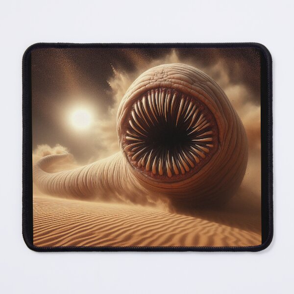 Item preview, Dune giant worm monster in the desert designed and sold by ArtandSmile.