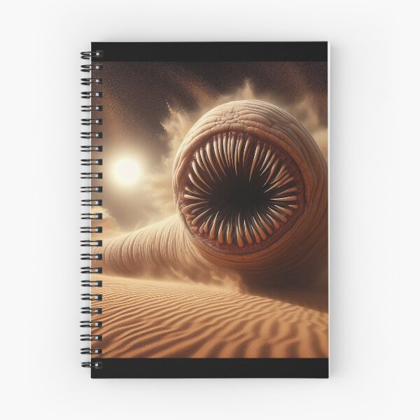 Item preview, Dune giant worm monster in the desert designed and sold by ArtandSmile.
