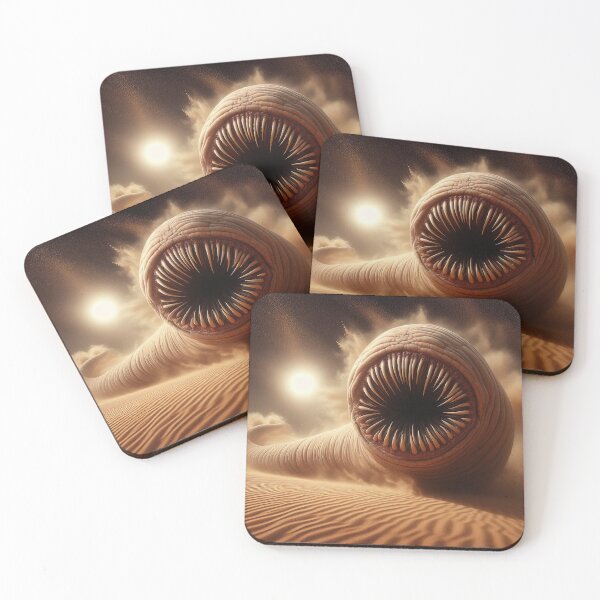 Item preview, Dune giant worm monster in the desert designed and sold by ArtandSmile.