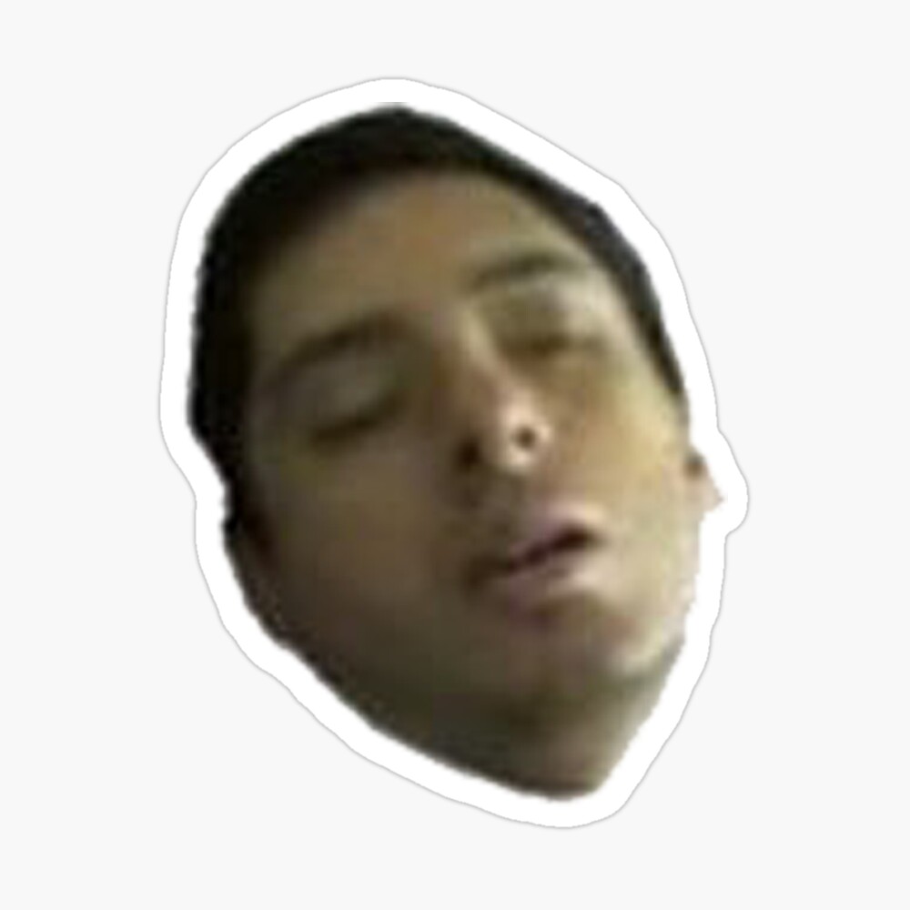 Sticker for Sale mit ResidentSleeper Emote von KingClothes | Redbubble