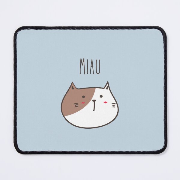 Item preview, Meou | Cat Image | Pastel Blue Background designed and sold by RM-Journey.