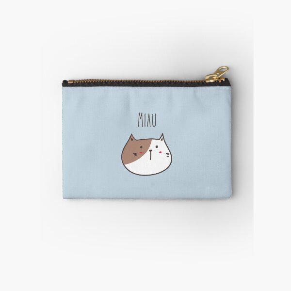 Item preview, Meou | Cat Image | Pastel Blue Background designed and sold by RM-Journey.