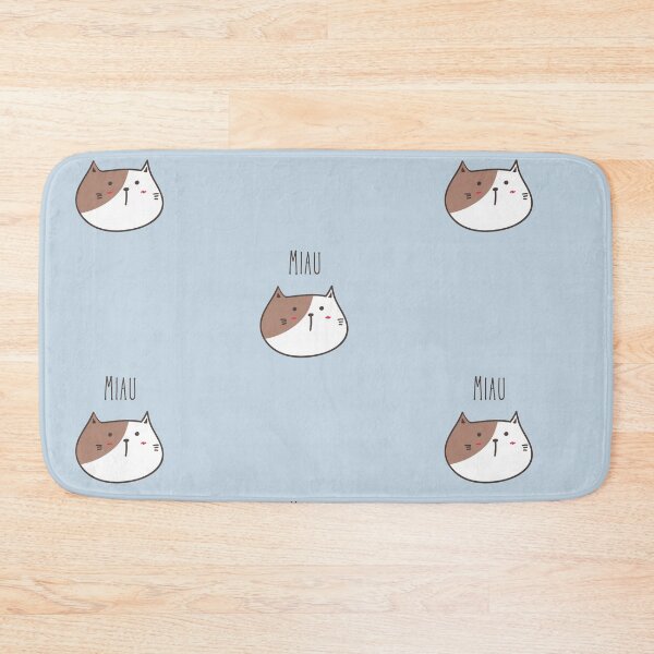 Item preview, Meou | Cat Image | Pastel Blue Background designed and sold by RM-Journey.