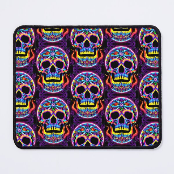 Item preview, Classic Glowing Floral Sugar Skull designed and sold by TheDarkWardrobe.