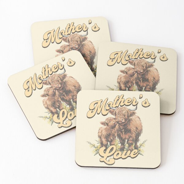 Item preview, Happy Mother´s Day, Mom and Baby Cow, Mom and Calf designed and sold by Mariana Piana.