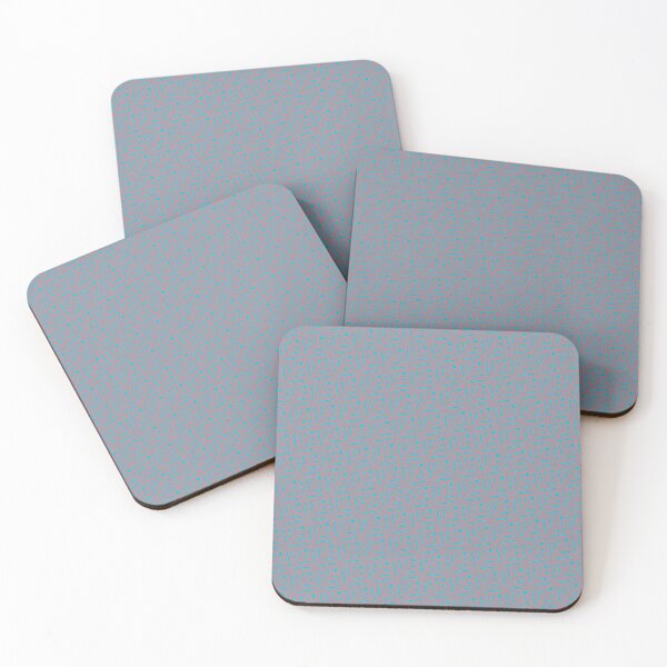 Item preview, Tapered Teal Stripes & Squares Grey Icon Framework Grid designed and sold by Alchemy-A-La-G.