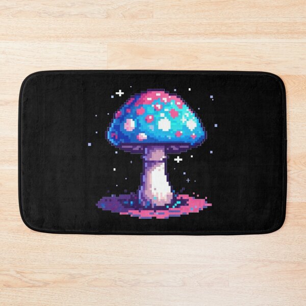 Item preview, Cotton Candy Mushroom Pixel Art designed and sold by Vibrantpixel47.