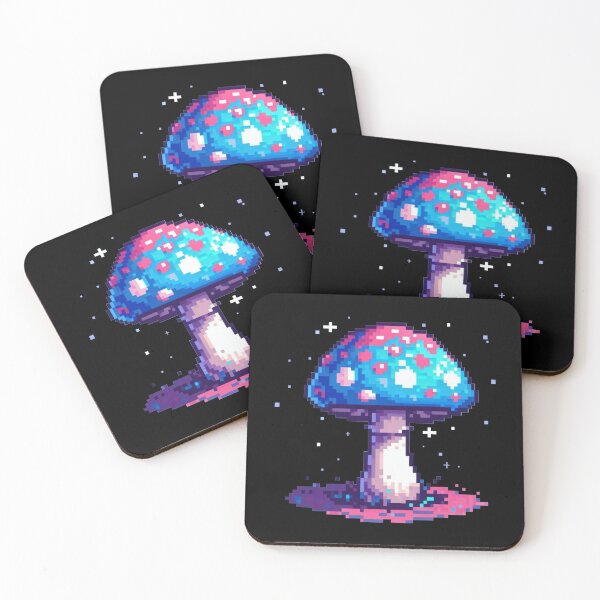 Item preview, Cotton Candy Mushroom Pixel Art designed and sold by Vibrantpixel47.
