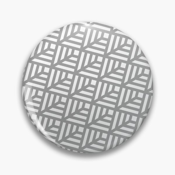 Item preview, Tapered White Stripes & Squares Grey Icon Framework Grid designed and sold by Alchemy-A-La-G.