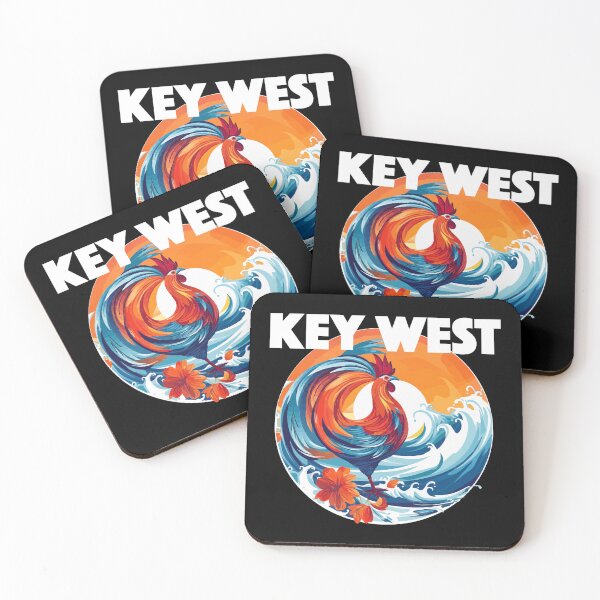 Item preview, Key West - Rooster (with White Lettering) designed and sold by VelvetRoom.