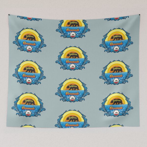 Item preview, Coronado CA surf flag designed and sold by studioss76.