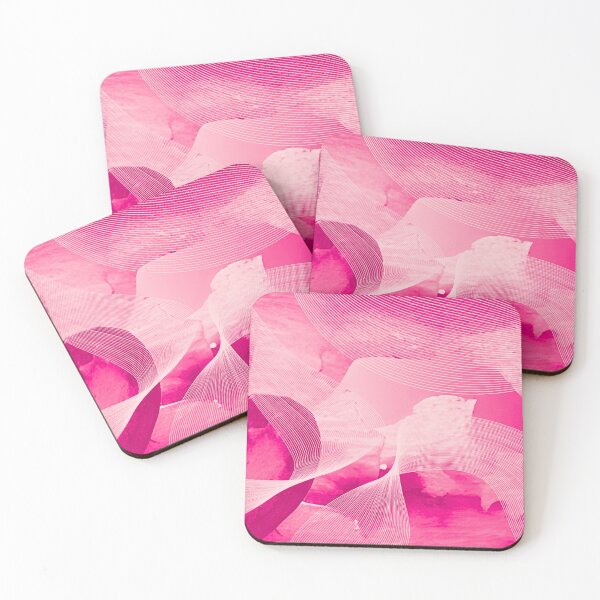 Item preview, Abstract Hyper-Pink Clouds designed and sold by studio2940.