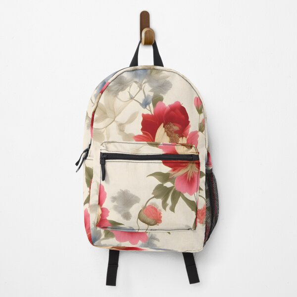 Item preview, Close-Up Floral Pattern with Red and Blue Flowers designed and sold by MrKATORSKI.