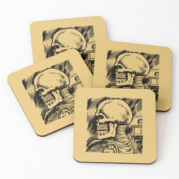 Item preview, Illustration of a Skull | Yellow Background designed and sold by RM-Journey.