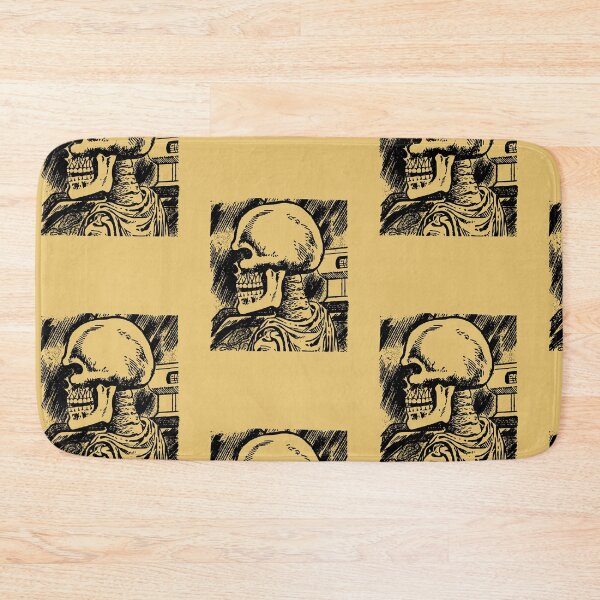 Item preview, Illustration of a Skull | Yellow Background designed and sold by RM-Journey.