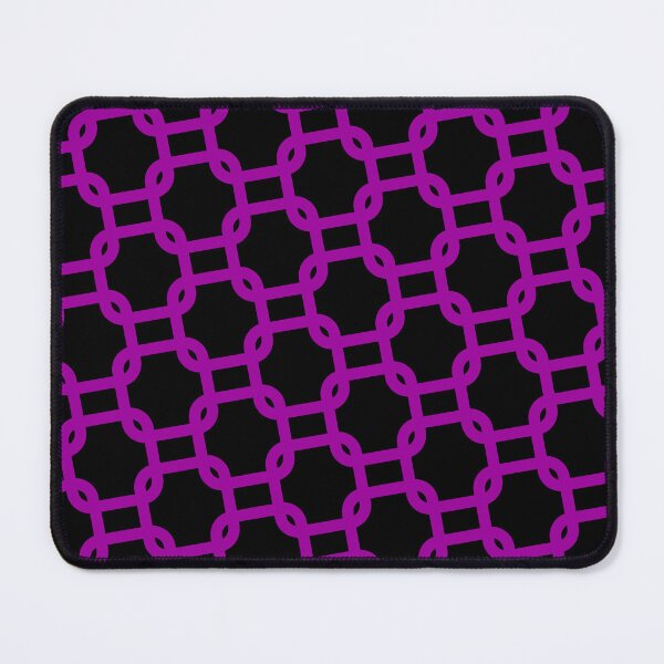 Item preview, Purple Chain Linked Squares Black Icon Framework Lattice designed and sold by Alchemy-A-La-G.