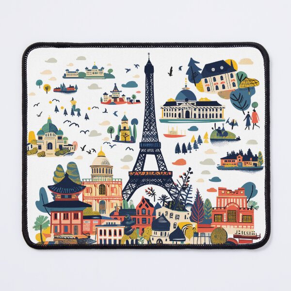 Item preview, World Landmarks Collage designed and sold by EmpressKorea.