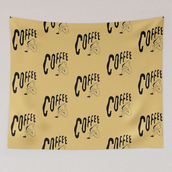 Item preview, Coffee | Yellow Background designed and sold by RM-Journey.