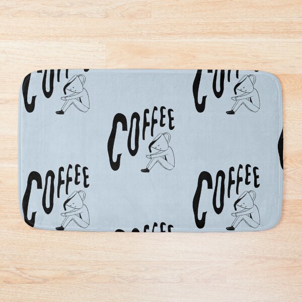 Item preview, Coffee | Pastel Blue Background designed and sold by RM-Journey.
