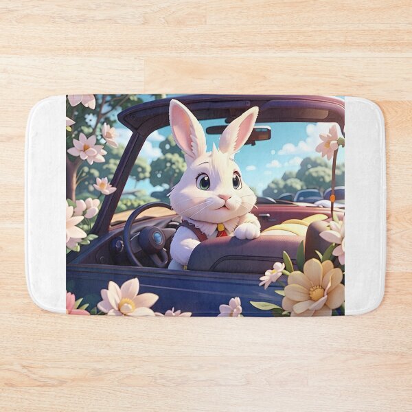 Item preview, Easter Bunny Car designed and sold by eriktartufo.