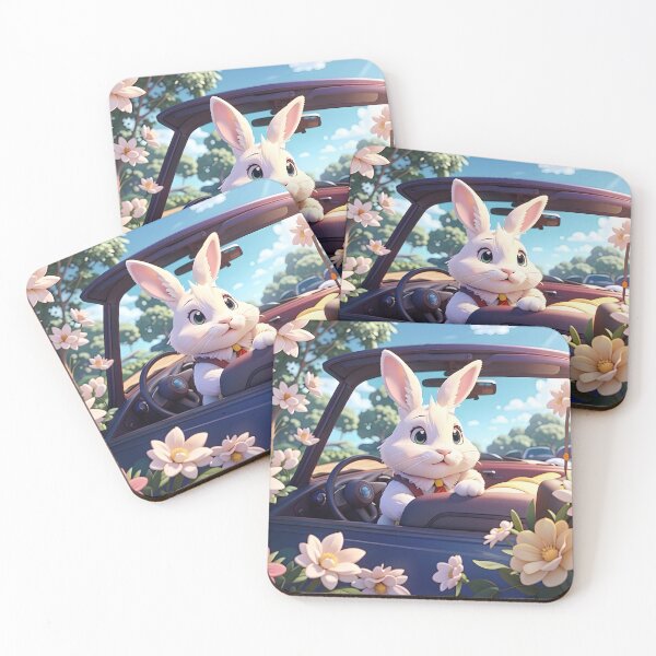 Item preview, Easter Bunny Car designed and sold by eriktartufo.