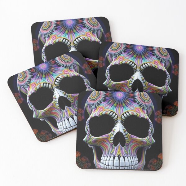Item preview, Classic Grunge Floral Sugar Skull designed and sold by TheDarkWardrobe.