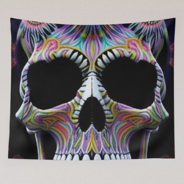 Item preview, Classic Grunge Floral Sugar Skull designed and sold by TheDarkWardrobe.