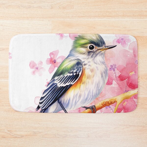 Item preview, Watercolor Acadian Flycatcher Bird designed and sold by TheAnimalZ00.