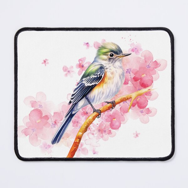 Item preview, Watercolor Acadian Flycatcher Bird designed and sold by TheAnimalZ00.