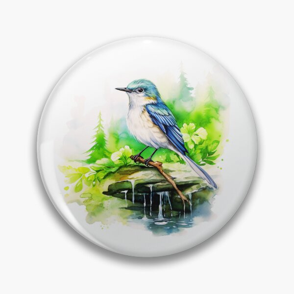 Item preview, Watercolor Acadian Flycatcher  designed and sold by TheAnimalZ00.