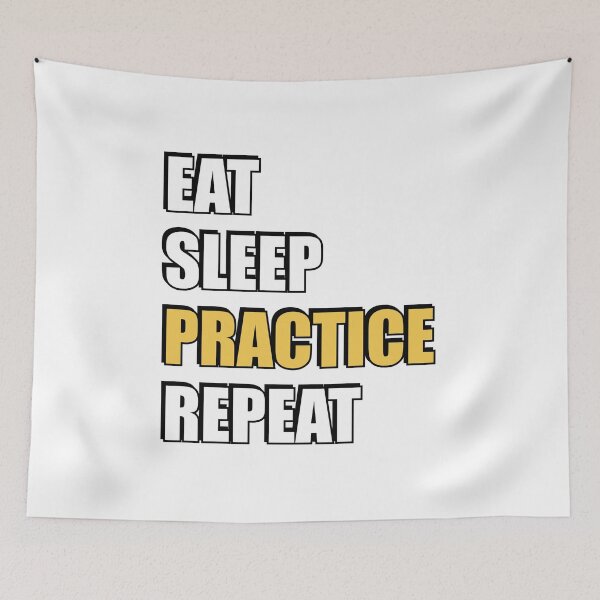 Item preview, Eat sleep practice designed and sold by Inspirationmotivation.