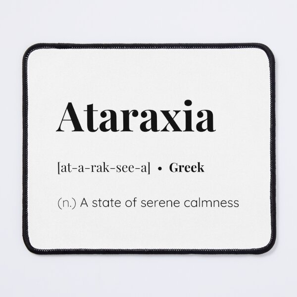 Item preview, Ataraxia greek word meaning designed and sold by SimplyMots.