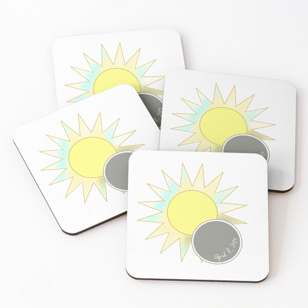 Item preview, Eclipse 2024 Sun and Moon designed and sold by HalSyd.