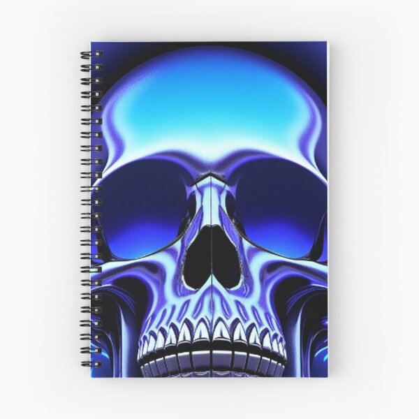 Item preview, Classic Ice Blue Skull  designed and sold by TheDarkWardrobe.