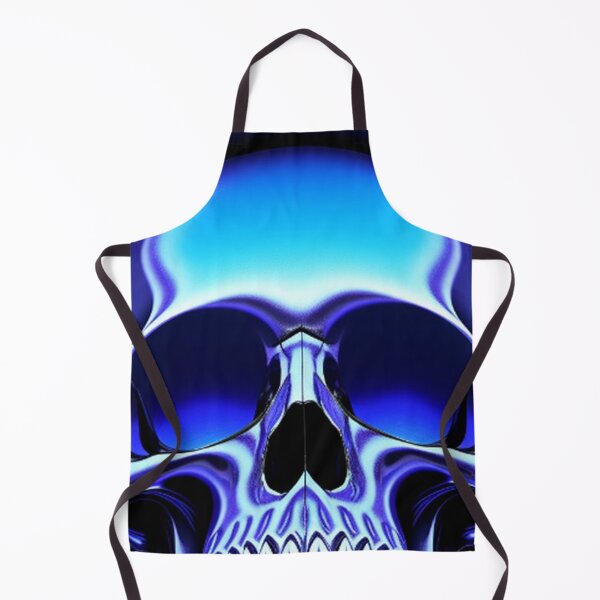 Item preview, Classic Ice Blue Skull designed and sold by TheDarkWardrobe.