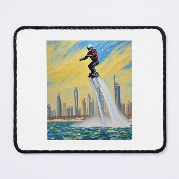 Item preview, "Thrilling Flyboarding Adventure in Dubai" designed and sold by Artisticanvas.