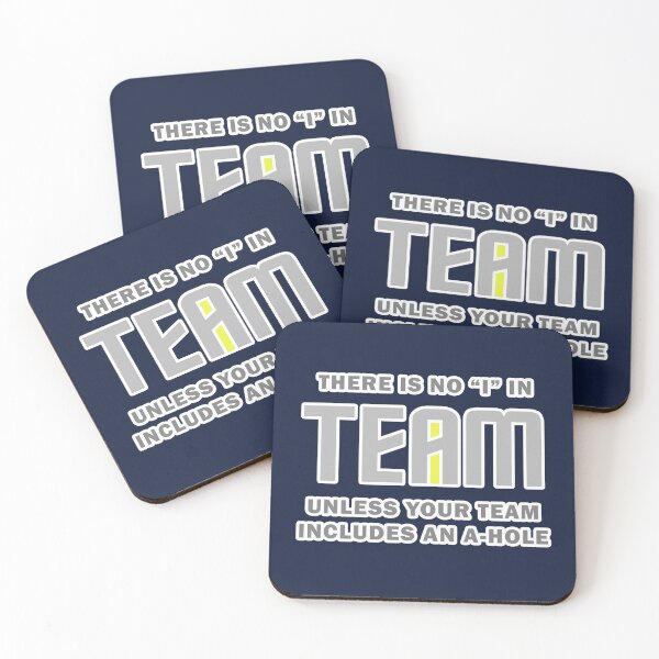 Item preview, There Is No "I" In TEAM - Or Is There? designed and sold by Fanarchist.