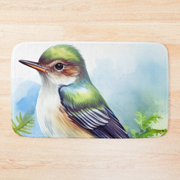 Item preview, Watercolor Acadian Flycatcher Bird designed and sold by TheAnimalZ00.